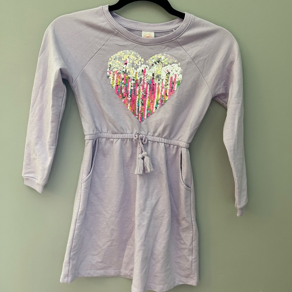 Lavender long sleeve dress right now